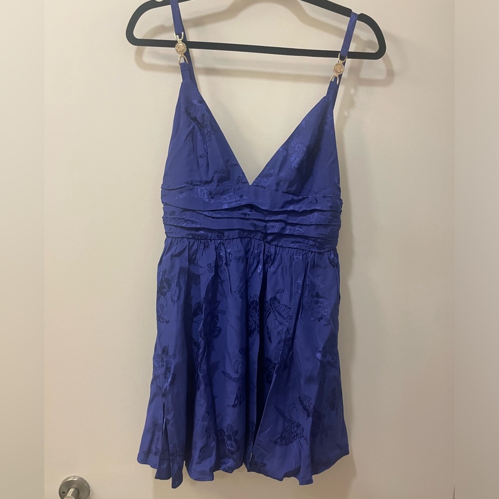 Lovers + Friends Bellevue Mini Dress in Purple size Small